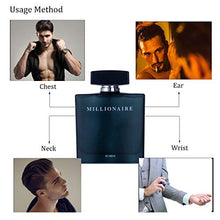Load image into Gallery viewer, Perfume&Beauty Perfume Eau de Parfume for Men, 3.4 oz Spray Parfume for Men 100 ML- Black Millionaire