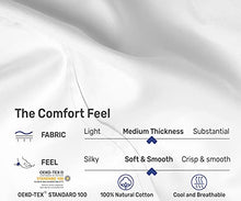 Load image into Gallery viewer, California Design Den 400-Thread-Count Twin XL Sheets, 100% Cotton, Blue Color 3 Piece Bedding Set, Sateen Weave Bed Sheet for Kids, Teens & Adult Beds Includes Fitted Sheet, Flat Sheet and Pillowcase