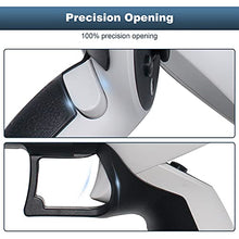 Load image into Gallery viewer, NexiGo VR Pistol Grip for Oculus Quest 2 Controllers, Game Gun Accessories Compatible with Pistol Whip VR Game, Enhanced FPS Gaming Experience, Black