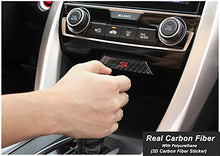 Load image into Gallery viewer, TopDall Carbon Fiber Console Storage Box Sticker Cover Trim Compatible for Honda Civic