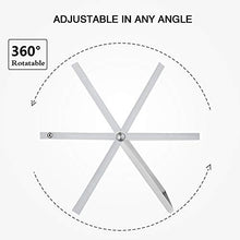 Load image into Gallery viewer, MerLerner 12” x 12” Small Magnetic Dry Erase White Board Mini Portable Dual-Sided Desktop Whiteboard Easel 360°Rotation for Office,Home,School