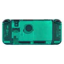 Load image into Gallery viewer, eXtremeRate Back Plate for Nintendo Switch Console, NS Joycon Handheld Controller Housing with Colorful Buttons, DIY Replacement Shell for Nintendo Switch - Emerald Green
