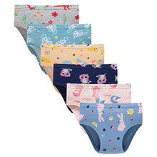 Load image into Gallery viewer, Baby Soft Cotton Panties Little Girls' Underwear Toddler Briefs 2/3T Multi Color