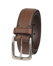 Load image into Gallery viewer, Columbia Men's Trinity Logo Belt-Casual Dress with Single Prong Buckle for Jeans Khakis , Brown, 34