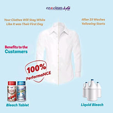 Load image into Gallery viewer, EZ-X CLEAN New and Improved Formula Ultra Concentrated Water Activated Bleach Tablets for Laundry and Multipurpose Cleaning. 40 Tablets 7.05 OZ Phosphate Free Replaces Liquid Bleach (Lavender)