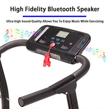 Load image into Gallery viewer, UNBRUVO Electric Folding Treadmill with Incline LCD Display, Fitness Motorized Running Jogging Machine 265 LBS Load-Bearing,Perfect for Home Exercise,Fast and Easy Assembly