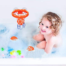 Load image into Gallery viewer, Addmos Baby Bath Toys, Fun Basketball Hoop & Balls Set Bathtub Toys for Boys Girls Kid & Toddler Bath Toys Gift Set 3 Balls Included