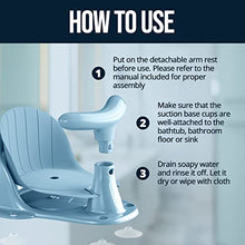 Load image into Gallery viewer, Baby Bath Seat for Babies 6 Months & Up - Infant Bathtub Seat for Sit-up Bathing - Summer Toddler Bath Chair for Sitting Up in The Tub - Safety Baby Shower Chair Bath Tub Seater Bath Ring