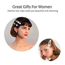Load image into Gallery viewer, 15 Pcs Pearl Hair Clip for Women Acrylic Hair Clips Handmade Pearl Hair Pins for Girls Hair Barrettes for Women Fashion Hair Accessories for Party Wedding gift for Christmas birthday holiday Seasons