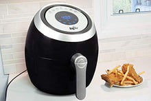 Load image into Gallery viewer, Total Chef TCAF03 7-in-1 Electric Air Fryer, 3.6 L / 3.8 Quarts, Digital Touchscreen, Adjustable Temperature and Timer, 1500 Watts, Silver, Healthy, Medium, Black/Gray