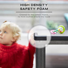 Load image into Gallery viewer, Bebe Earth - Baby Proofing Edge and Corner Guard Protector Set (16 Corners) - Safety Bumpers - Child Proof Furniture and Tables - Pre-Taped Bumper Corners (Brown)