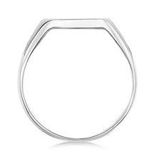 Load image into Gallery viewer, LANDA JEWEL Unisex Sterling Silver Oval Shape Heavy Weight Polished Signet Ring 12x14mm (8.5)