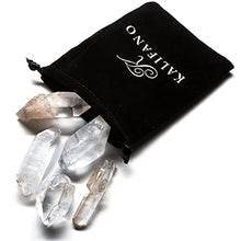 Load image into Gallery viewer, KALIFANO Quartz Points Bundle (500+ Carats) - Bulk High Energy Raw Lemurian Reiki Cuarzo Crystal Used for Clarity and Purpose - Information Card Included (Family Owned & Operated)