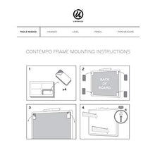 Load image into Gallery viewer, U Brands Contempo Magnetic Dry Erase Board, 11 x 14 Inches, White Frame