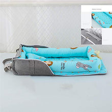 Load image into Gallery viewer, Baby Bassinet for Bed -Animal Kingdom Baby Lounger - Breathable & Hypoallergenic Co-Sleeping Baby Bed Baby Nest - 100% Cotton Portable Crib for Bedroom/Travel(0-24 Months)