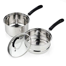 Load image into Gallery viewer, Cook N Home 2 Quarts Double Boiler, Silver