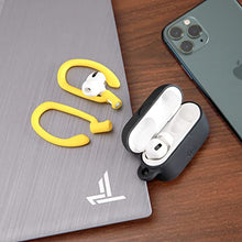 Load image into Gallery viewer, WC HookZ - Upgraded Over Ear Hooks for AirPods Pro & AirPods 1, 2 & 3-2 Size Pairs Included in Package, Made by Wicked Cushions | Neon Yellow