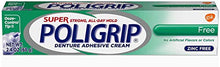 Load image into Gallery viewer, Super Poligrip Denture Adhesive Cream: 2 Packs of 2.4 Oz
