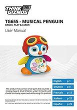 Load image into Gallery viewer, Musical Dancing Penguin Toy for Boys & Girls Kids or Toddlers Aged 1 2 3 4 5 TG655 – Features Different Modes, Lights, Sounds – Fun Storytelling Toy by ThinkGizmos (Trademark Protected)