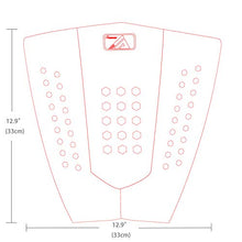 Load image into Gallery viewer, AQUBONA 3 Piece Stomp Pad Surfboard Eva Traction Pad with 3M Adhesive Professional Tail Pad/Applies All Boards - Surfboards, Shortboards, Longboards, Skimboards (sea Turtle)