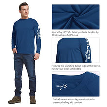 Load image into Gallery viewer, BALEAF Men's Long Sleeve UV Shirts Sun Protection UPF 50+ Shirt SPF Lightweight Quick Dry Rash Guard for Hiking Fishing Ocean Blue Size M