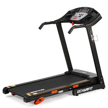 Load image into Gallery viewer, ECHANFIT Folding Treadmill Home Electric Motorized Running Machine with 17''Wide Tread Belt LCD Display 15 Preset Programs 8.5 MPH Max Speed and Cup Holder Easy Assembly