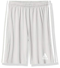 Load image into Gallery viewer, adidas boys Squad 21 Shorts Team Light Grey/White Medium
