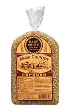 Load image into Gallery viewer, Amish Country Popcorn | 2 lb Bag | Baby White Popcorn Kernels | Small and Tender | Old Fashioned with Recipe Guide (Baby White - 2 lb Bag)