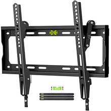 Load image into Gallery viewer, USX MOUNT Tilt TV Wall Mount Low Profile, Tilting TV Mount Bracket for Most 26-55" Flat Screen LED, LCD, OLED, 4K TVs, TV Bracket VESA 400x400mm-Weight Capacity Up to 99lbs, Space Saving for 16" Stud