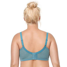 Load image into Gallery viewer, HSIA Women Minimizer Unlined Underwire Bra Eyelash Lace Unpadded Bra Sheer Sexy Bra 34C-44DDD Horizon Blue