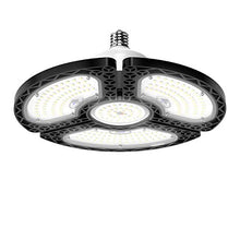 Load image into Gallery viewer, LED Garage Lights, 80W Deformable LED Garage Ceiling Lights 12000 LM CRI 80 Led Shop Lights for Garage, Garage Lights with 3 Adjustable Panels,Utility Led Garage Lighting,LED Light Bulbs for barn etc.