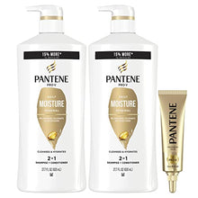 Load image into Gallery viewer, Pantene 2-in-1 Shampoo and Conditioner Twin Pack with Hair Treatment Set, Daily Moisture Renewal for Dry Hair, Safe for Color-Treated Hair