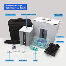Load image into Gallery viewer, Alkadrops Hydrogen Water H2 Inhalation Machine with 150ml/min 99.99% High Purity H2 Low Noise Hydrogen Water Generator ionizer SPE/PEM