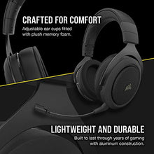 Load image into Gallery viewer, Corsair HS70 Pro Wireless Gaming Headset - 7.1 Surround Sound Headphones for PC, MacOS, PS5, PS4 - Discord Certified - 50mm Drivers – Carbon