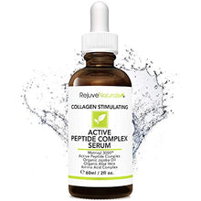 Load image into Gallery viewer, Peptide Complex Serum with Matrixyl 3000 (2 oz, Double-Sized) Minimizes Look of Fine Lines & Deep Wrinkles, Crow's Feet, Crepey Skin. Lightweight Anti Aging Moisturizer for Face & Neck
