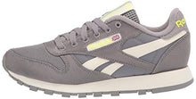 Load image into Gallery viewer, Reebok Leather (Ree) Cycle Unisex Sneaker, spacer grey/classic white/yellow flare, 7.5 US Men