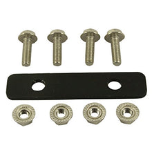 Load image into Gallery viewer, JDMSPEED Black Front Bumper License Plate Mount Bracket Relocator Holder Bar