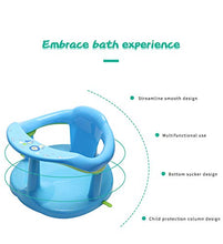 Load image into Gallery viewer, Non-Slip Baby Bath Seat, Infants Bath Chair for Bathtub Baby Shower Stool Chairs for Tub Sitting Up, Surround Bathroom Chair Seats for Baby 6-18 Months (Light Blue)