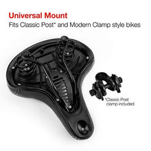 Load image into Gallery viewer, Life's Best Brand Comfortable Bike Seat is a Pain Free Bicycle Accessory for Men, Women or Children. Universal fit Perfect for Mountain Ride,Cruiser, Kids, Spin or Exercise Bike