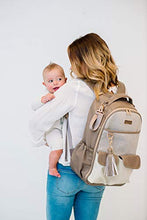 Load image into Gallery viewer, Itzy Ritzy Diaper Bag Backpack – Large Capacity Boss Backpack Diaper Bag Featuring Bottle Pockets, Changing Pad, Stroller Clips and Comfortable Backpack Straps, Vanilla Latte