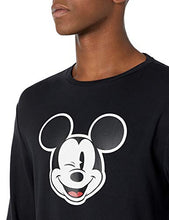 Load image into Gallery viewer, Amazon Essentials Mens Disney Star Wars Marvel Family Matching Flannel Pajamas Sleep Sets, 2-Piece Mickey Moods, Small