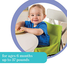 Load image into Gallery viewer, Summer Pop ‘n Sit Booster Seat, Green – Booster Chair for Indoor/Outdoor Use – Fast, Easy and Compact Fold , Can be Used as a Portable Highchair – For 6 months to 4 years (up to 37 pounds)