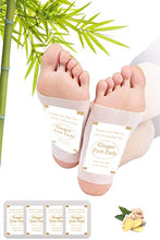 Load image into Gallery viewer, Foot Pads | Ginger Foot Pads for Your Good Feet | Foot and Body Care | Apply, Sleep & Feel Better | All Natural & Premium Ingredients for Best Combination & Results | 20 PCS