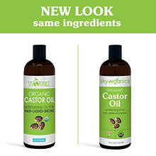 Load image into Gallery viewer, Castor Oil USDA Organic Cold-Pressed (16oz) 100% Pure Hexane-Free Castor Oil - Conditioning & Healing, For Dry Skin, Hair Growth - For Skin, Hair Care, Eyelashes - Caster Oil By Sky Organics