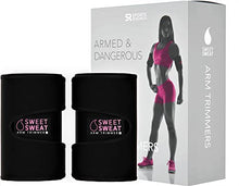 Load image into Gallery viewer, Sweet Sweat Arm Trimmers for Men & Women | Helps Increase Heat & Sweat | Includes Mesh Carrying Bag (Pink, Medium)