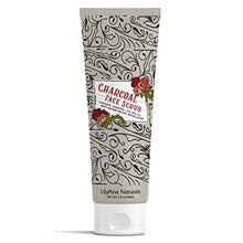 Load image into Gallery viewer, Charcoal Face Scrub by LilyAna Naturals - Anti-Aging Facial Exfoliator designed for Women AND Men, Infused with Charcoal, Lavender and Tea Tree Oil