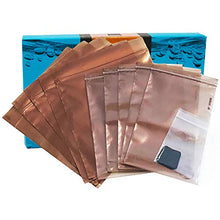 Load image into Gallery viewer, Premium Silver Jewelry Tarnish Prevention Bags Anti-Tarnish Strips 10 Bags 20 1" Tabs Corrosion Protector