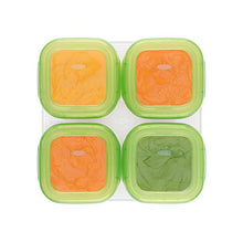 Load image into Gallery viewer, OXO Tot Baby Blocks Freezer Storage Containers 4-Ounce, Set of 8, Clear