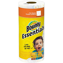 Load image into Gallery viewer, Bounty Essentials 2-Ply Paper Towels, 11" x 10 1/4", Print, 78 Sheets Per Roll, 1 Roll