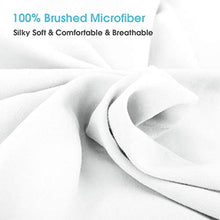 Load image into Gallery viewer, BYSURE 4 Pieces Queen Bed Sheet Set - 1800 Soft Durable Brushed Microfiber, 15 Inch Deep Pockets, Wrinkle & Fade Resistant (Queen, White)